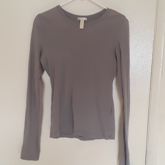 Vixen Tops - Gray long sleeve tee shirt